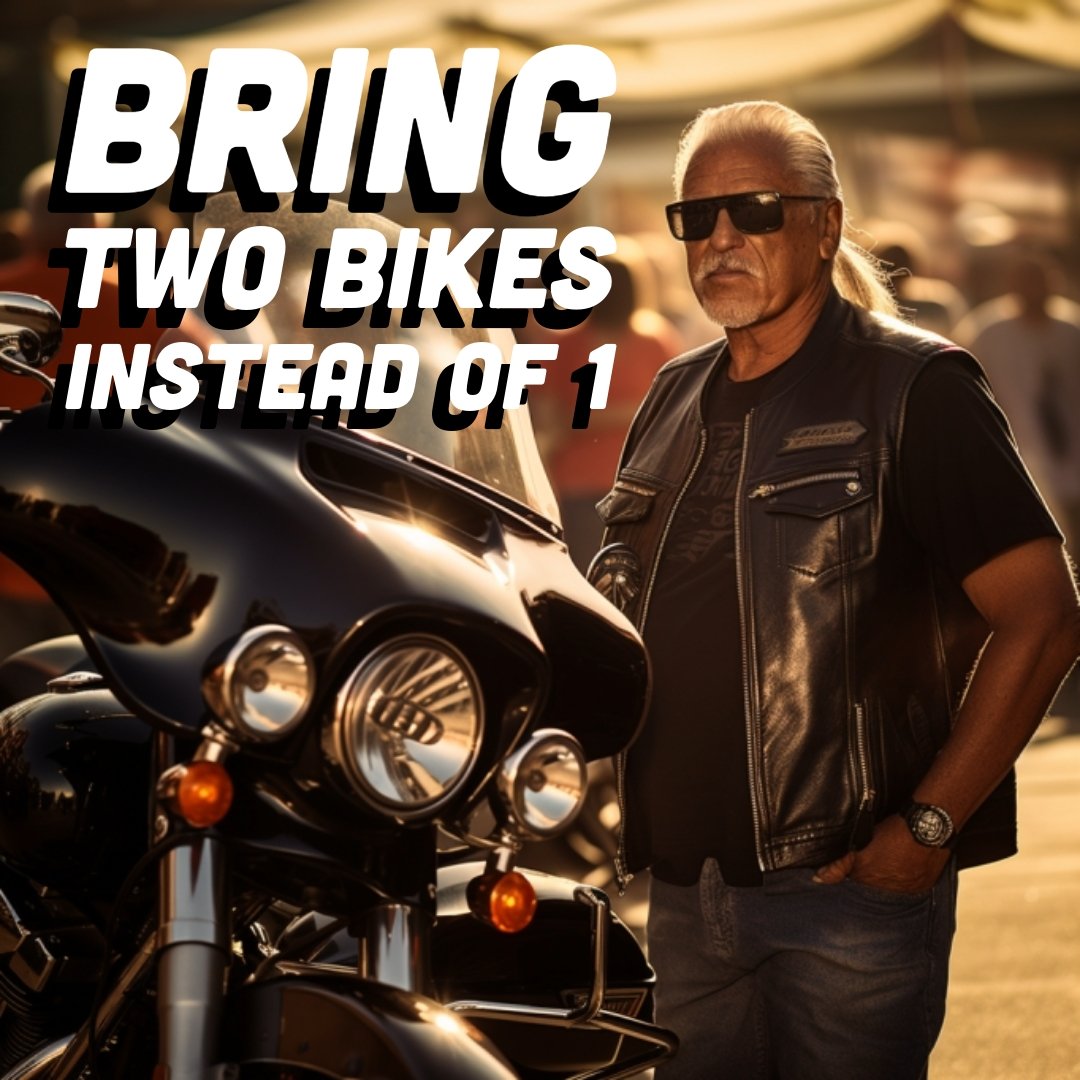 Motorcycle Trailer for 2 bikes