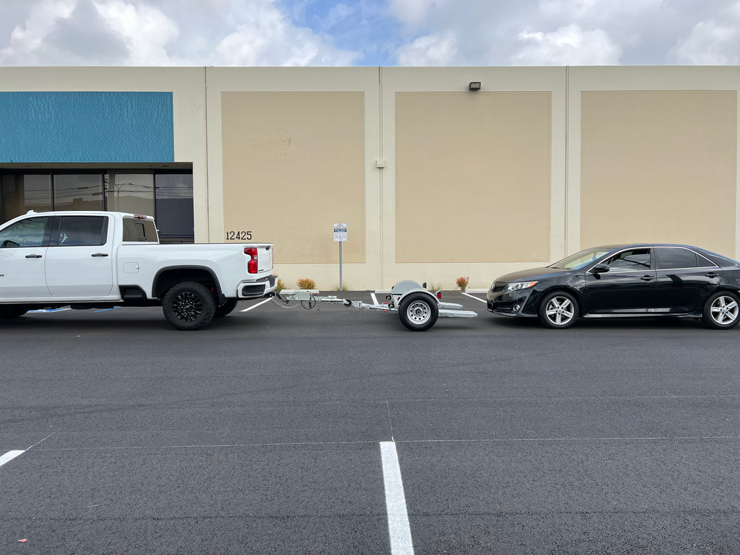Visual 2024 Update on a Galvanize folding car tow dolly from tow smart trailers