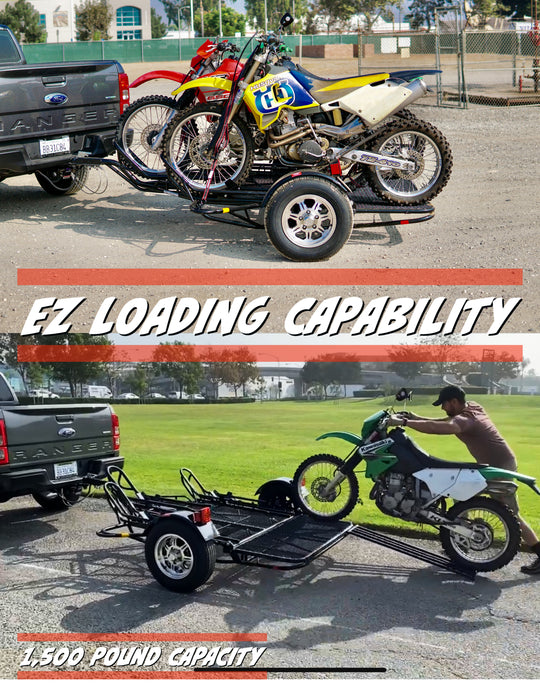 Dirt Bike Trailer, Scooter & Sport Bike Stand Up Trailer kit