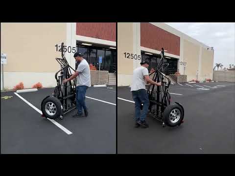 Stand Up Motorcycle Trailer  with caster wheels kendon stand up trailer simlar