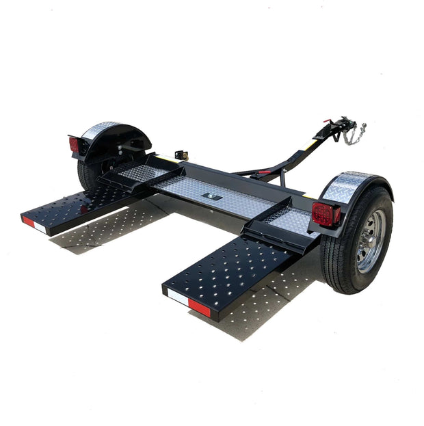 PREMIUM BLACK AND CHROME TOW DOLLY #1 american car tow dolly.