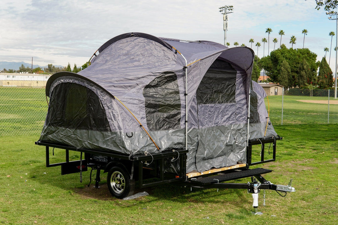 camping tent trailer pop up tent trailer 5 x 7 utility trailer similar to jumping jack trailer