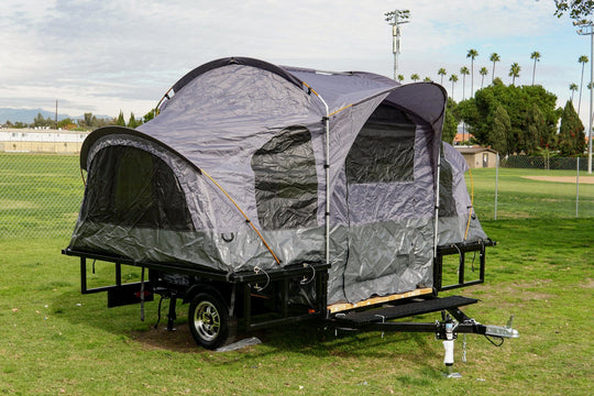 camping tent trailer pop up tent trailer 5 x 7 utility trailer similar to jumping jack trailer