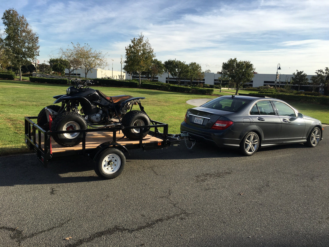 Quad trailer with Mercedes Benz