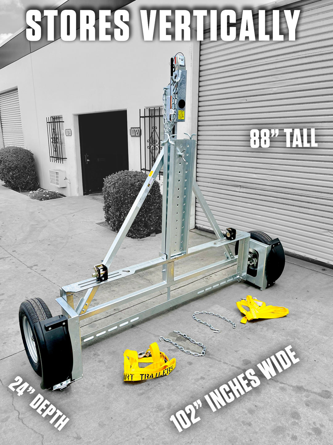Stand Up Car tow Dolly original eze-tow haul car dolleys