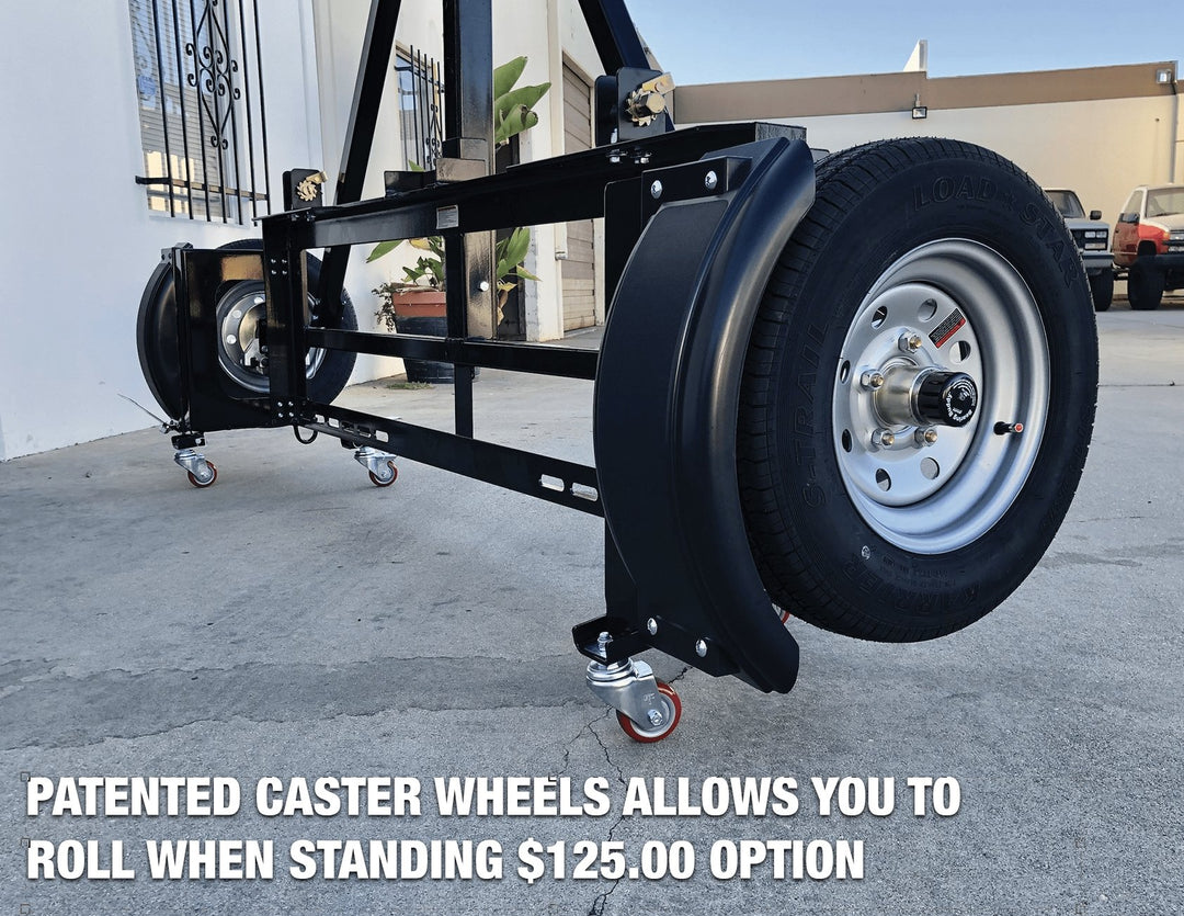 STAND UP EZ HAUL WITH CASTER WHEELS