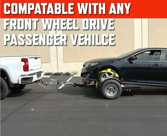 TOW DOLLY THAT WORKS FOR ANY FRONT WHEEL DRIVE CAR OR TRUCK