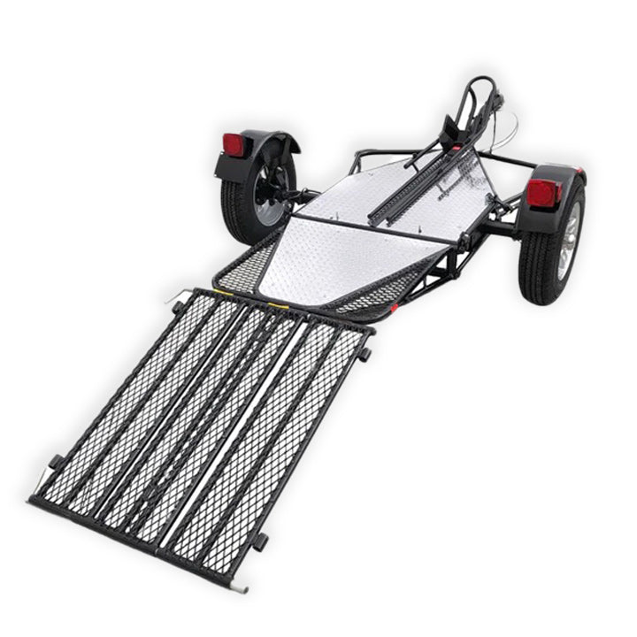 Alpha Sport Motorcycle Trailer Kendon stand up motorcycle trailer in stock now shipping FREE SHIPPING