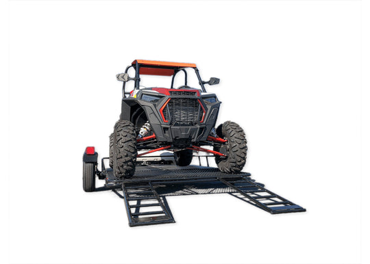Ride up 6 x 10 Utility Trailer with foldable capability for storage