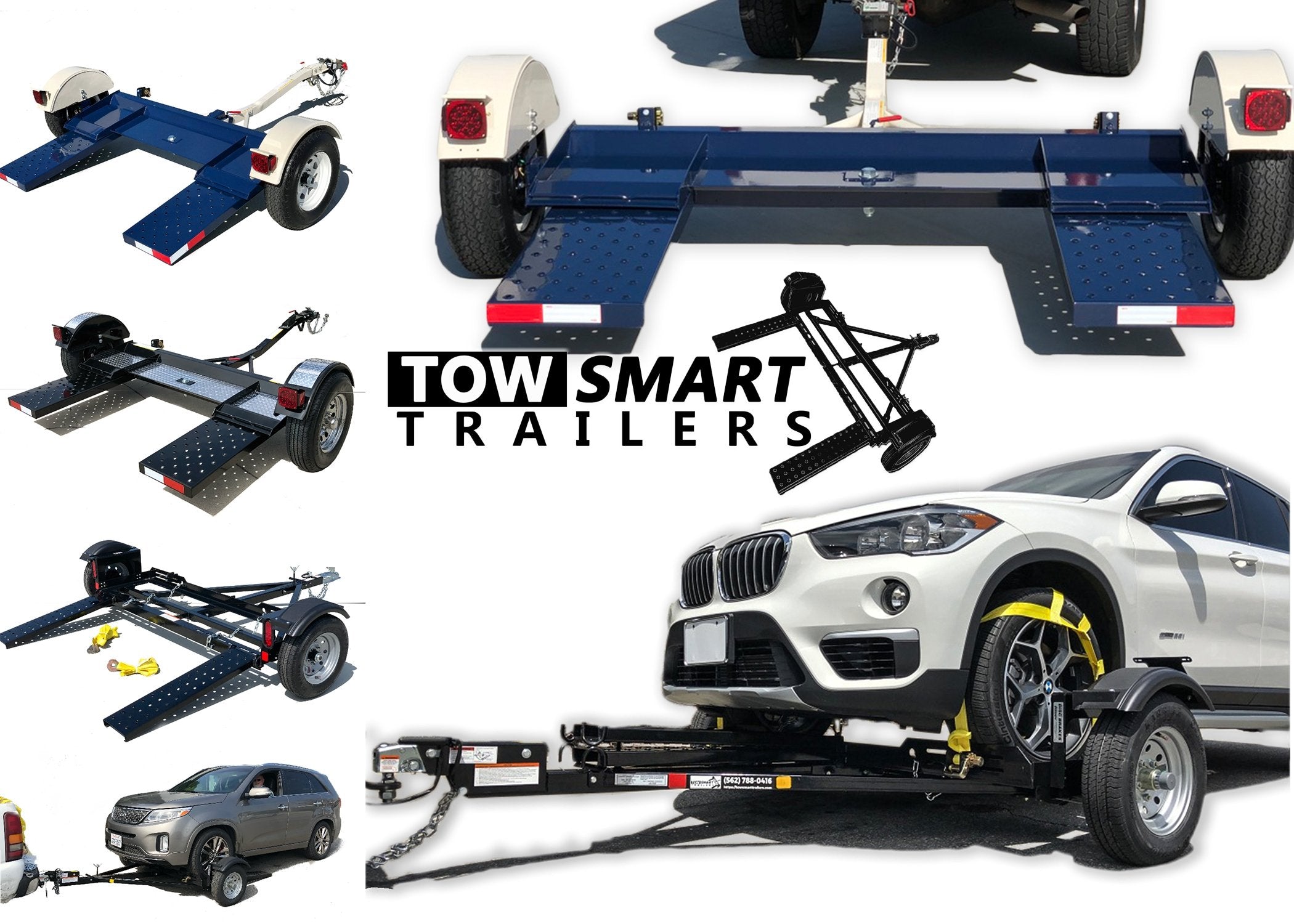 Car Tow Dollies with Brakes | Tow Smart Trailers