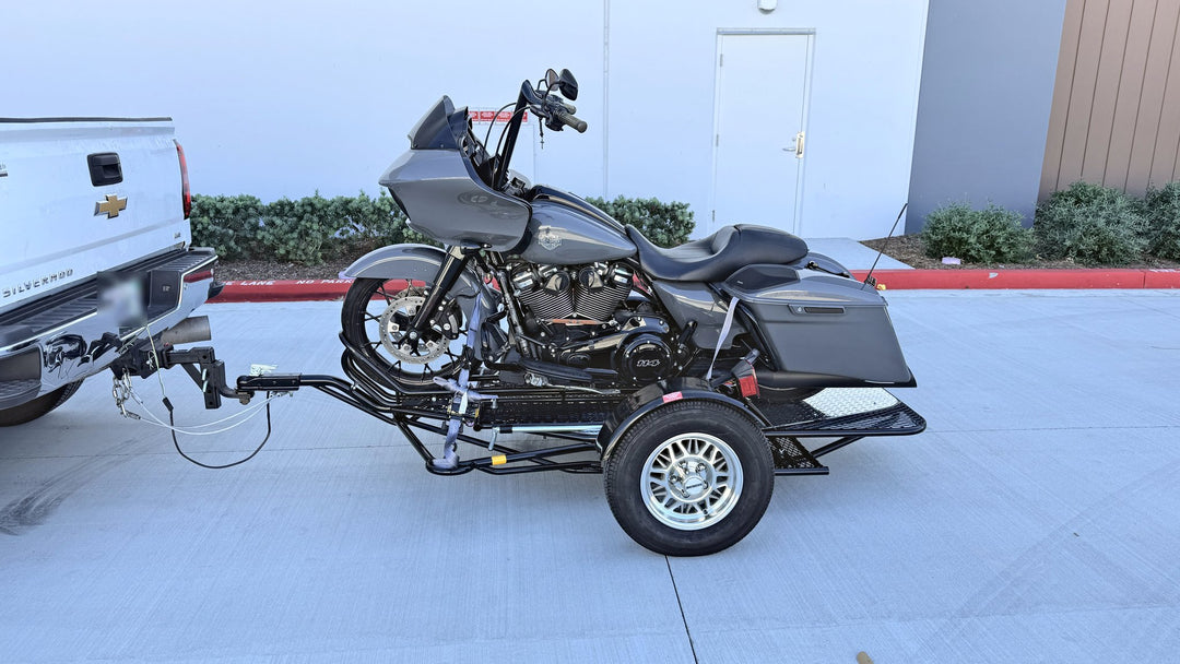 Alpha Sport Single-Rail Motorcycle Trailer