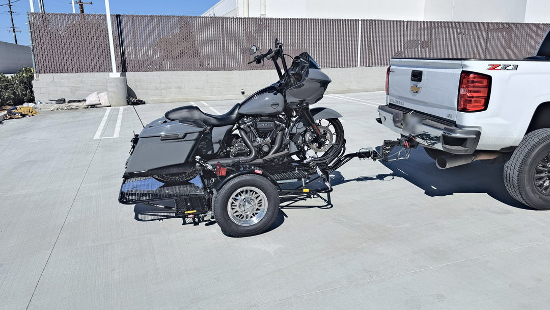Alpha Sport Single-Rail Motorcycle Trailer