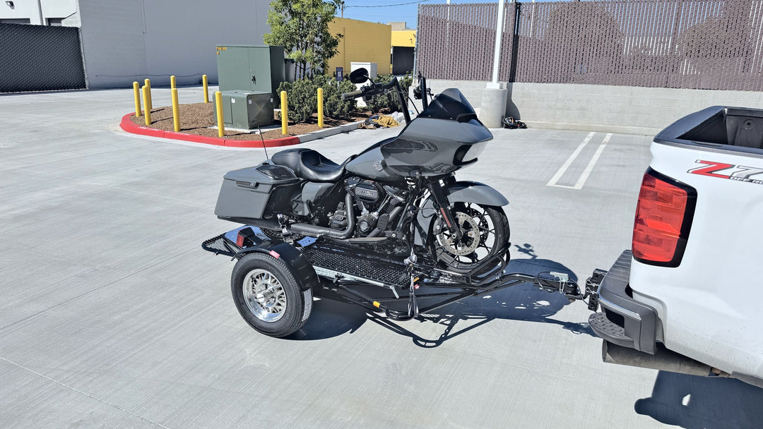 Alpha Sport Single-Rail Motorcycle Trailer