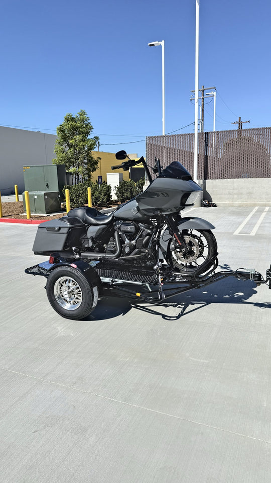 Alpha Sport Single-Rail Motorcycle Trailer