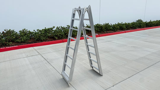 12’ Aluminum Bi-Fold UTV Ramps for Higher Trailer & Truck Bed Loading