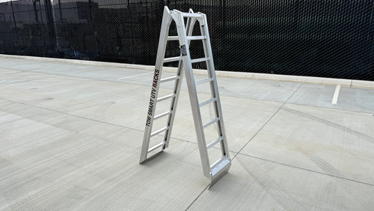 12’ Aluminum Bi-Fold UTV Ramps for Higher Trailer & Truck Bed Loading