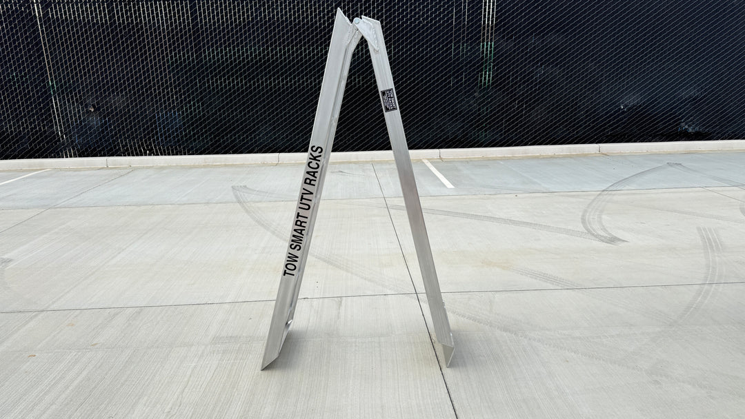 12’ Aluminum Bi-Fold UTV Ramps for Higher Trailer & Truck Bed Loading