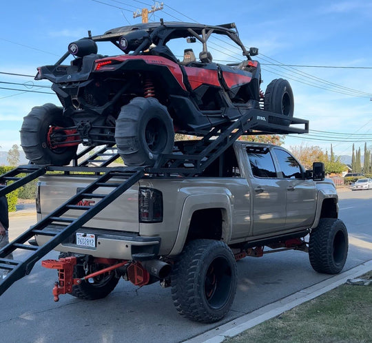 UTV Truck Rack (Fits Can-Am X3 & RZR Pro) – 12FT Ramps Included