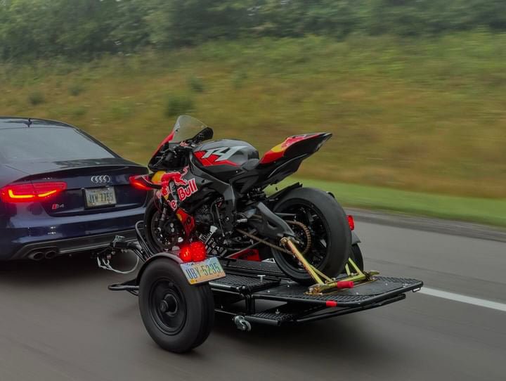 Stand up Alpha Sport Motorcycle Trailer