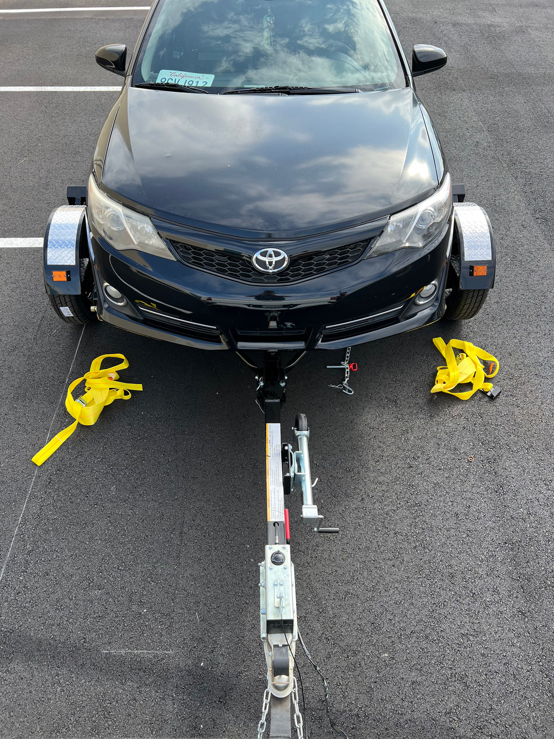 "Heavy-duty car tow dolly rivals traditional tow bars"