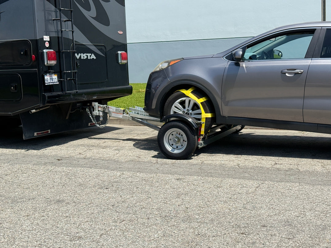 Galvanized Stand Up Car Tow Dolly