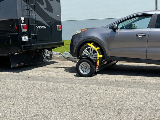 Galvanized Stand Up Car Tow Dolly