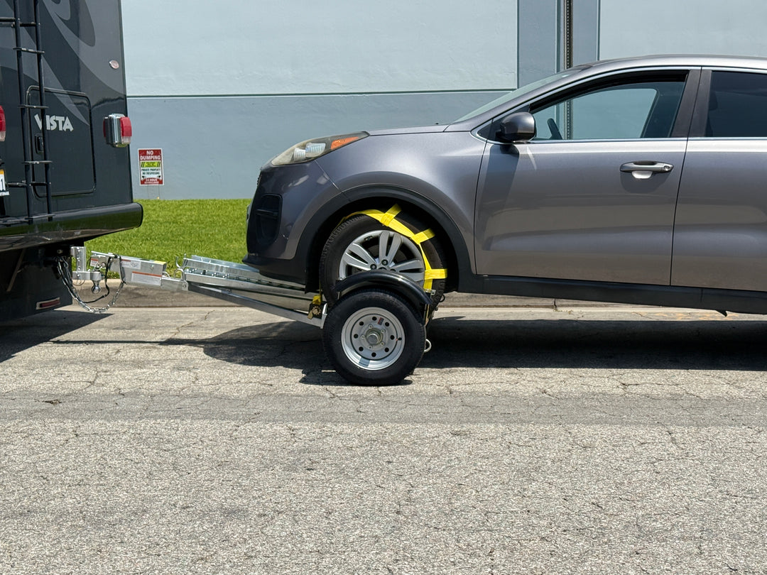 Galvanized Stand Up Car Tow Dolly