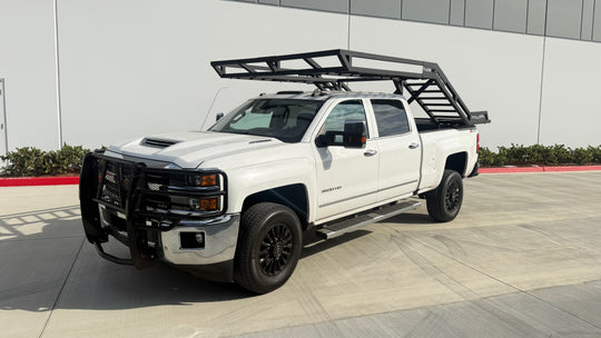 UTV truck rack for Can-Am X3 and RZR Pro with 12 ft loading ramps