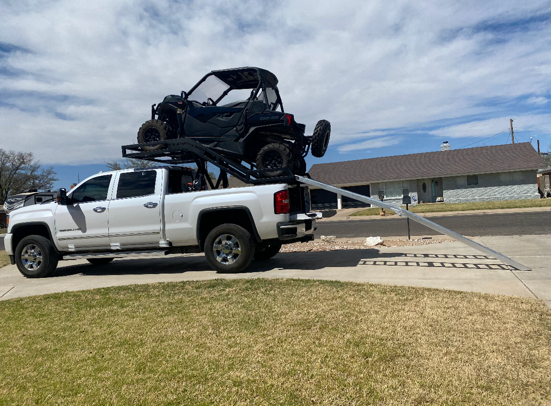 UTV Truck Rack (Fits Can-Am X3 & RZR Pro) – 12FT Ramps Included