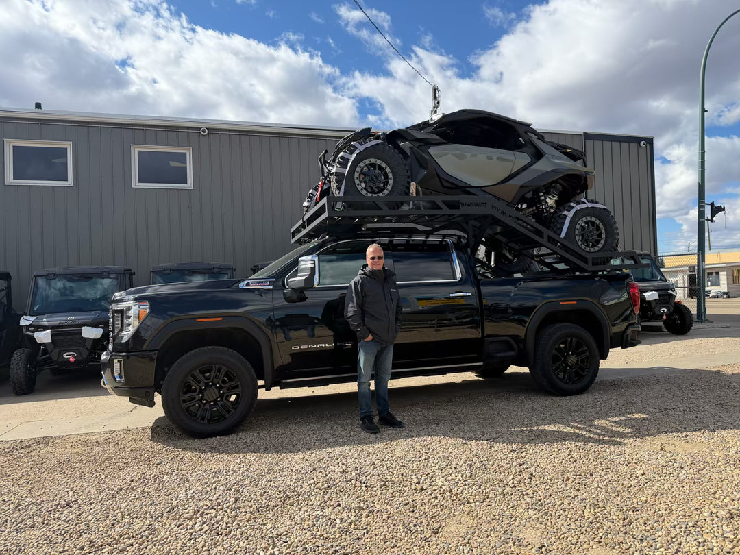 UTV Truck Rack (Fits Can-Am X3 & RZR Pro) – 12FT Ramps Included