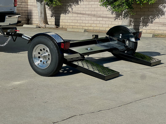 Premier Black & Chrome Tow Dolly