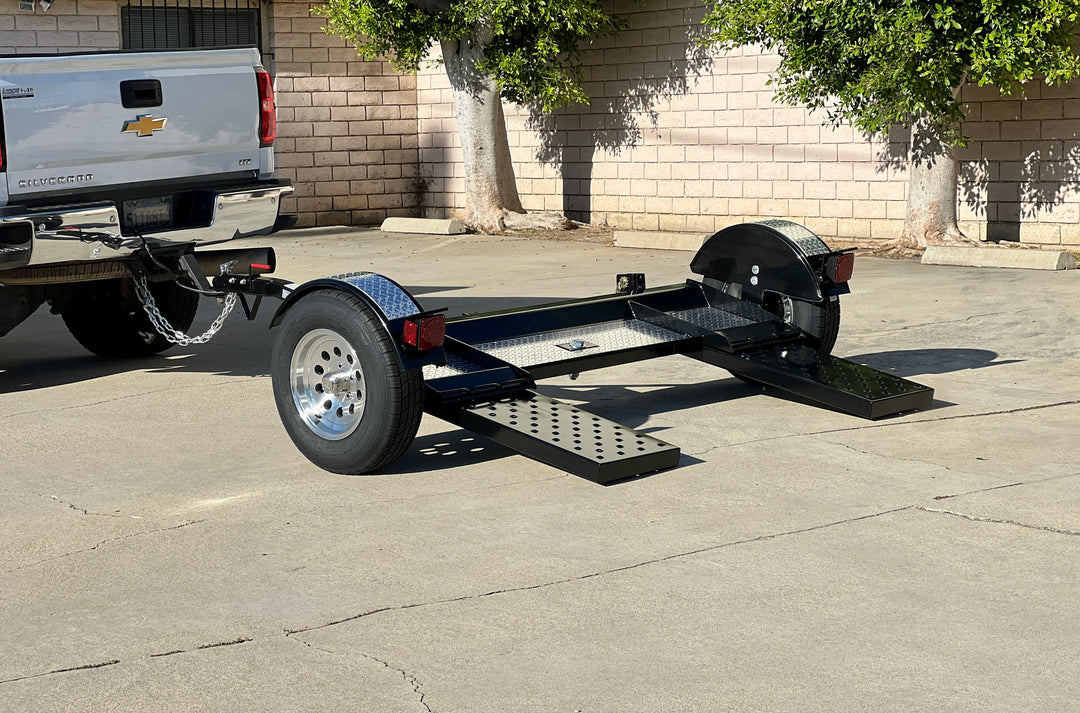 Premier Black & Chrome Tow Dolly