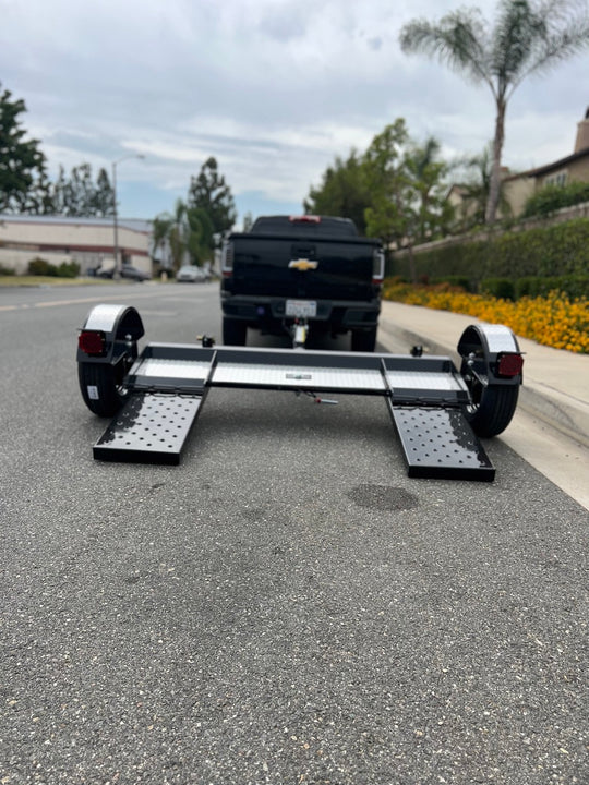 Premier Black & Chrome Tow Dolly