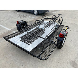 Stand Up Motorcycle Trailer from kendon motorcycles and stinger motorcycle trailer 5 star google aproved