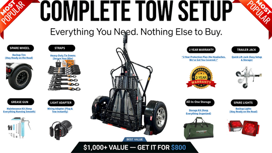 Stand up Alpha Sport Motorcycle Trailer