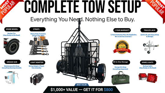 Tri-Ride Stand Up Trike Trailer