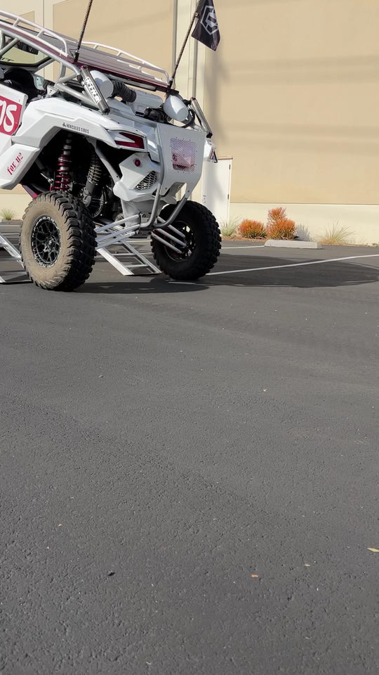 12’ Aluminum Bi-Fold UTV Ramps for Higher Trailer & Truck Bed Loading