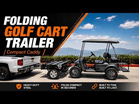 Compact Caddy Golf Cart Trailer