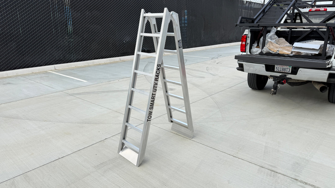12’ Aluminum Bi-Fold UTV Ramps for Higher Trailer & Truck Bed Loading