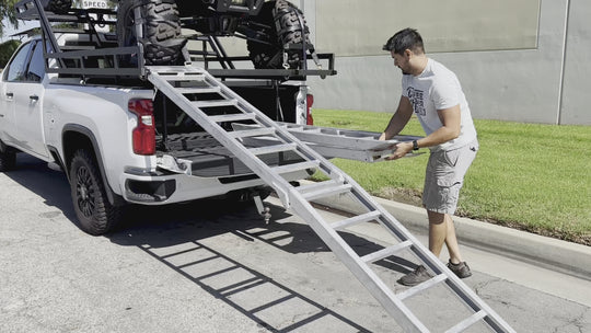 12' Aluminum FOLDING UTV ramps ( PAIR )