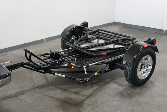 Stand Store Or Roll Alpha Sport Motorcycle Trailer