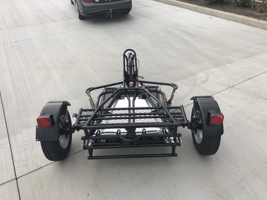 Stand Store Or Roll Alpha Sport Motorcycle Trailer