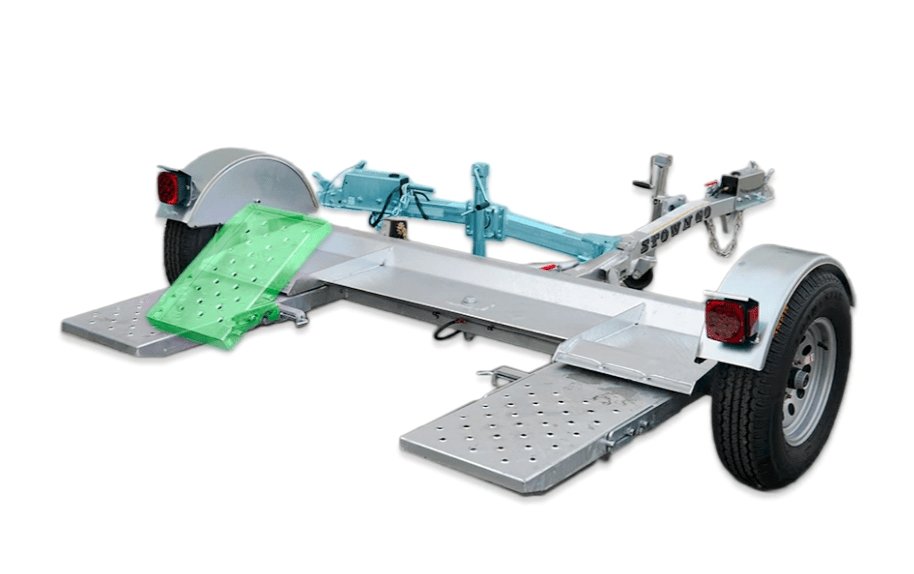 Folding Tow Dolly Demco Brakes - Tounge similar to Kar Kaddy SS - Folding Car tow dolly Fold dolly 