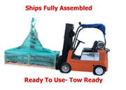Stand Up Car Tow Dolly ships Fully assembled to the nearest terminal better than Galvanized Tow dolly
