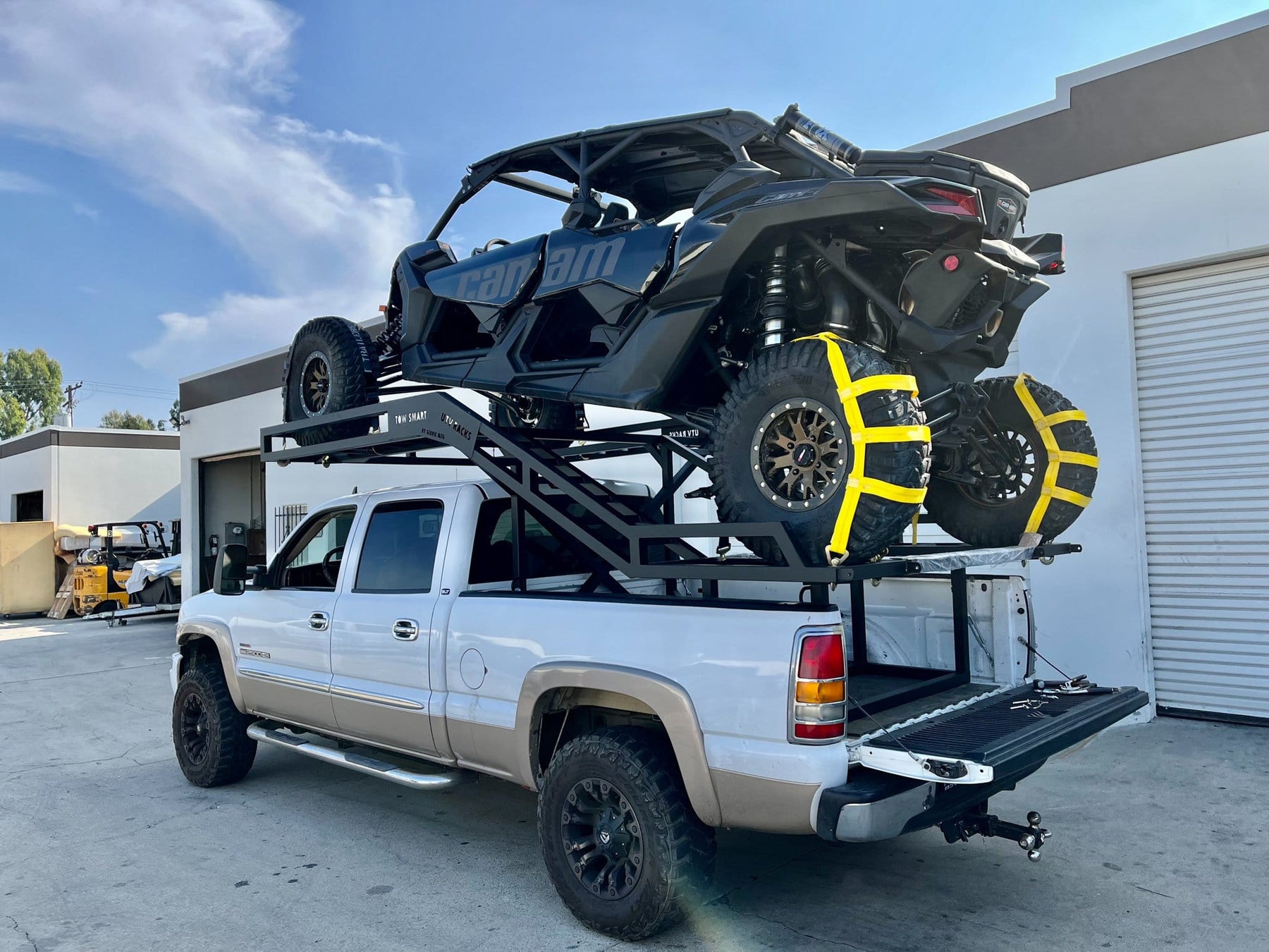 #1 UTV SXS Truck Racks | Free 12' Wide Ramps – Tow Smart Trailers