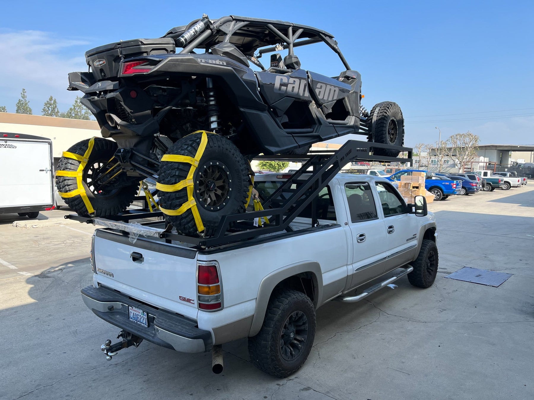 Utv Rack Trailer #1 UTV SXS Truck Racks | Free 12' Wide Ramps – Tow Smart Trailers