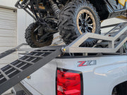 Side by side on a Tow Smart Trailers truck rack- lifetime warranty all steel construction the best side by side truck rack money can buy similar to ramptek truck and trailer rack
