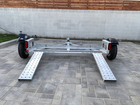 Galvanized Stand Up Car Tow Dolly