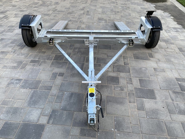 Galvanized Car tow dolly cartowdolly.com Fully Galvanized car tow hauler - Ramps included stand up ez haul car tow dolly carrier car dolly for sale 