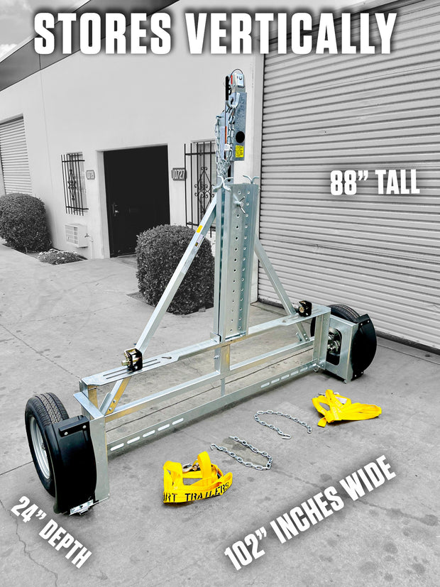 Stand Up Car tow Dolly original eze-tow haul car dolleys 